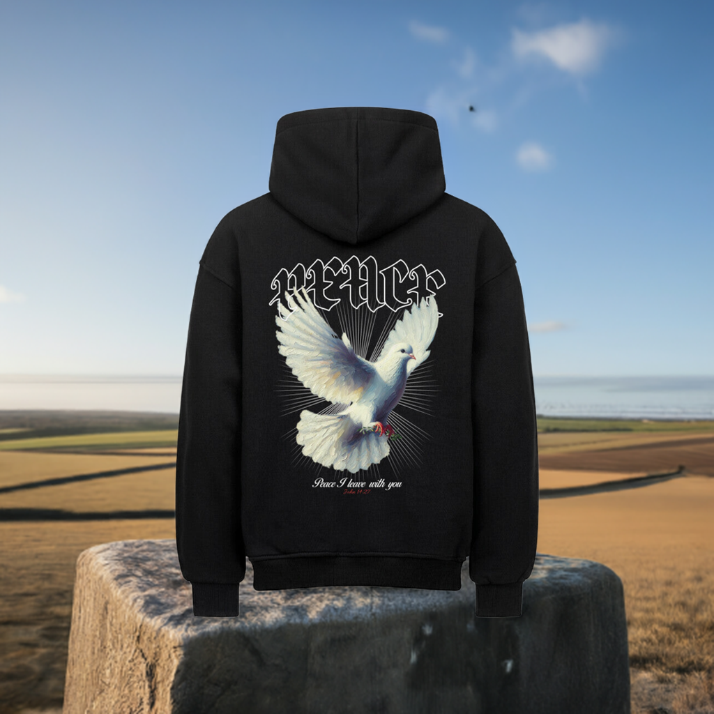 PEACE I LEAVE WITH YOU Oversized Hoodie