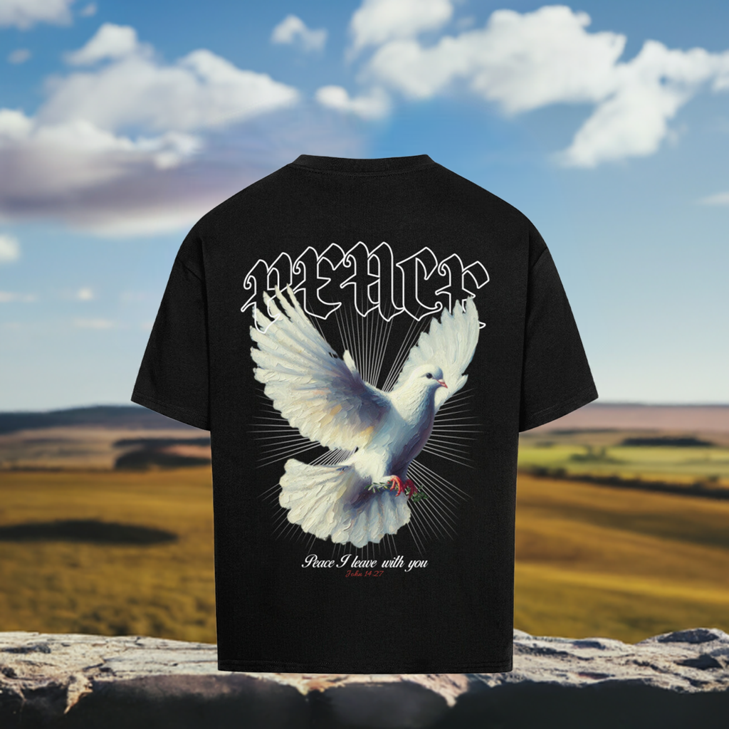 PEACE I LEAVE WITH YOU Oversized T-Shirt